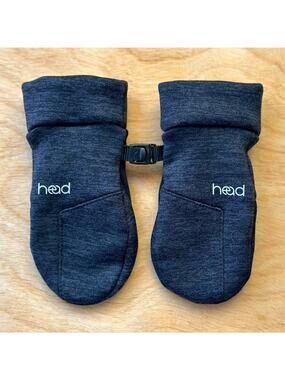 Head Winter Mittens Black XS Kids Insulated Cold Weather Gloves